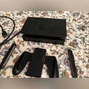 Nintendo Switch Dock w Joy-Con Grip and Grip Cap Elastic Controller Wristband